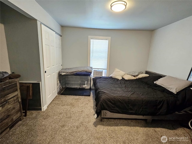903 W Franklin St, Shelton, WA 98584 - carpeted bedroom with a closet and cooling unit