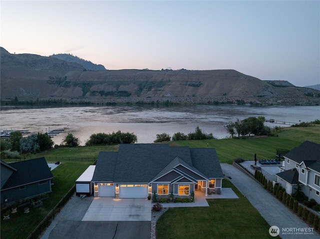 167 N Shore Dr, Orondo, WA 98843 - view of mountain background with a large body of water