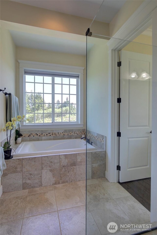 30 Chauncey Ln W, Pacific Beach, WA 98571 - full bathroom with a bath and tile patterned flooring