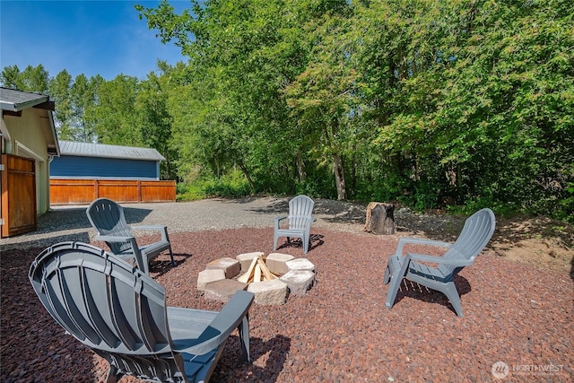 8380 Grouse Crescent Dr, Blaine, WA 98230 - view of yard with a fire pit