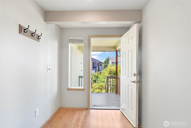 3929 152nd Pl SE, Bothell, WA 98012 - doorway to outside with wood finished floors