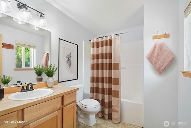 3929 152nd Pl SE, Bothell, WA 98012 - full bathroom with vanity and shower / tub combo with curtain