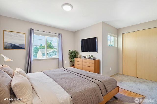 3929 152nd Pl SE, Bothell, WA 98012 - bedroom with carpet floors and a closet