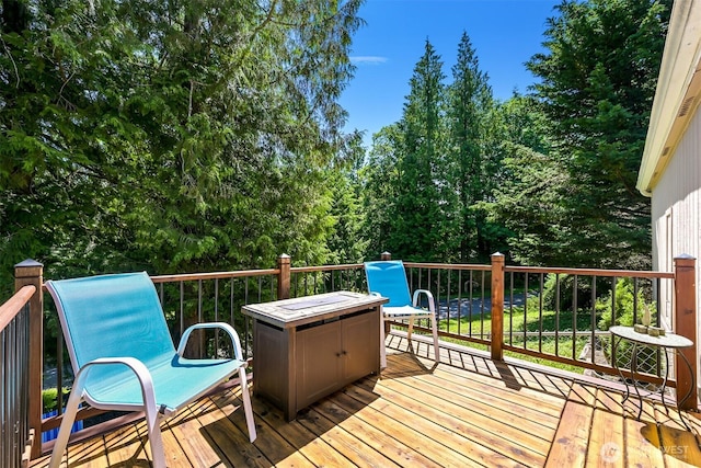 2174 Yew Street Rd Unit 22, Bellingham, WA 98229 - view of wooden terrace