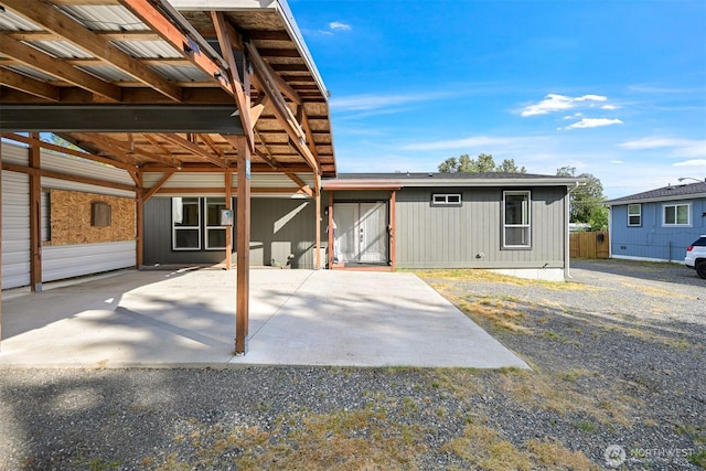 3664 N Red River Rd, Ferndale, WA 98248 - view of patio / terrace with a carport