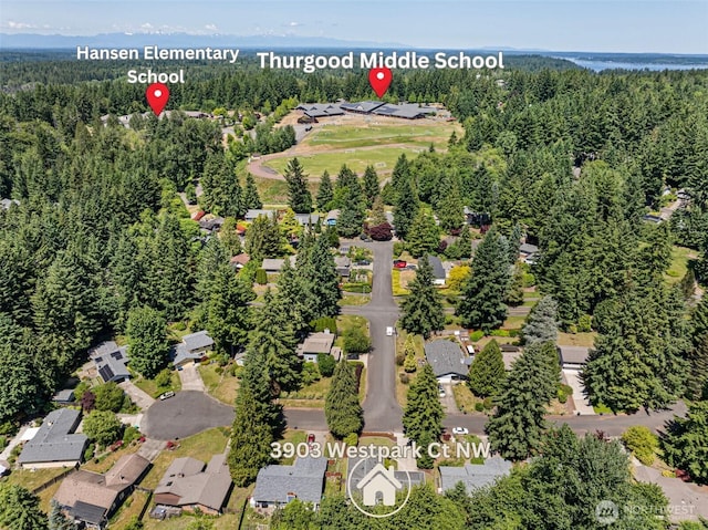 3903 Westpark Ct NW, Olympia, WA 98502 - view of property location with a forest