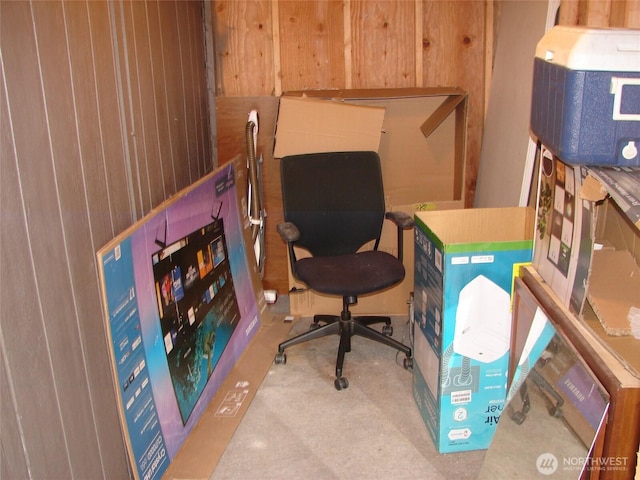 900 29th St SE Unit C-8, Auburn, WA 98002 - carpeted office space with wood walls