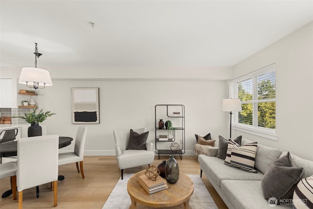 2401 SW Brandon St Unit 210, Seattle, WA 98106 - living area featuring light wood-type flooring