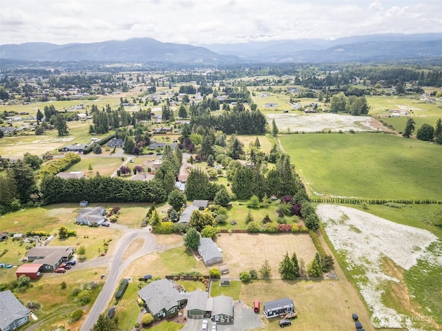 140 Big Sky Ln, Sequim, WA 98382 - aerial view of property and surrounding area featuring a mountainous background