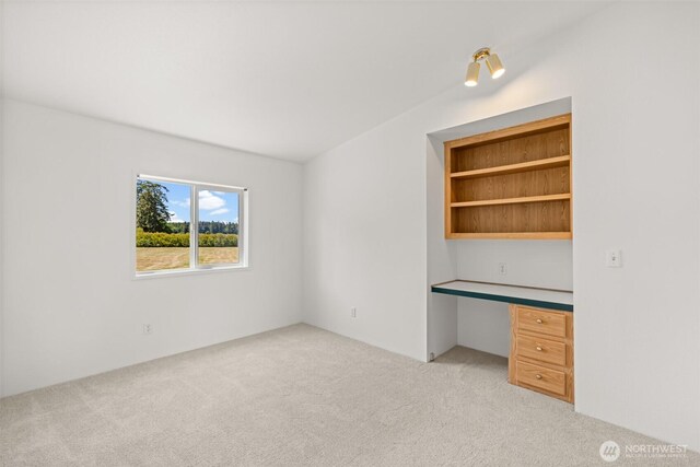 140 Big Sky Ln, Sequim, WA 98382 - unfurnished office featuring light carpet and built in study area