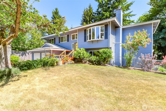 23310 133rd Ct SE, Kent, WA 98042 - bi-level home with a chimney