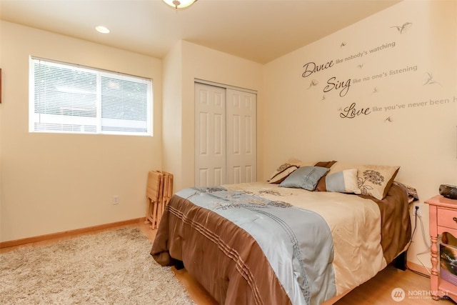 23310 133rd Ct SE, Kent, WA 98042 - bedroom featuring a closet and light colored carpet