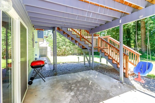 23310 133rd Ct SE, Kent, WA 98042 - view of patio featuring stairs and grilling area