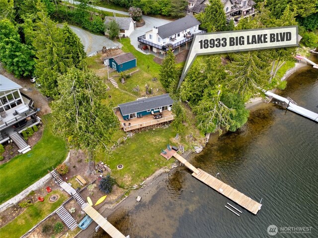18933 W Big Lake Blvd, Mount Vernon, WA 98274 - view of property location featuring a large body of water