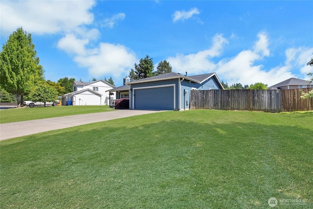 25320 153rd St E, Buckley, WA 98321 - view of front of home with a garage and concrete driveway