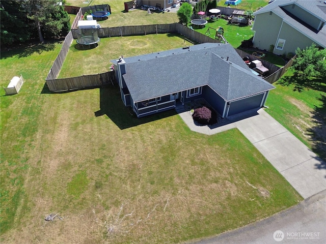 25320 153rd St E, Buckley, WA 98321 - aerial view of property and surrounding area