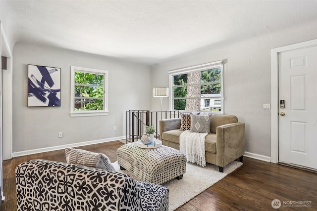 1535 NE 107th St, Seattle, WA 98125 - living room featuring healthy amount of natural light and wood finished floors