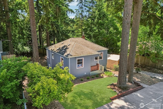 1535 NE 107th St, Seattle, WA 98125 - view from above of property