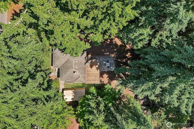 1535 NE 107th St, Seattle, WA 98125 - aerial view of property and surrounding area