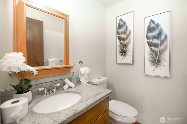 3304 202nd St SW, Lynnwood, WA 98036 - half bathroom featuring toilet and vanity