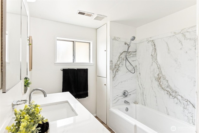 208 Barksdale Ave, Dupont, WA 98327 - full bathroom featuring vanity and bathing tub / shower combination