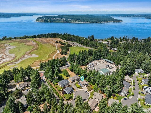 5004 98th Avenue Ct W, University Place, WA 98467 - view of property location with a nearby body of water, nearby suburban area, and a golf course