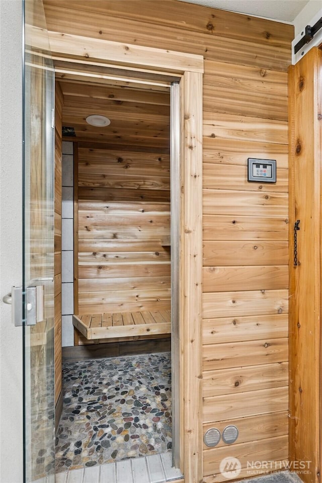7650 SE Southworth Dr, Port Orchard, WA 98366 - sauna with wood walls