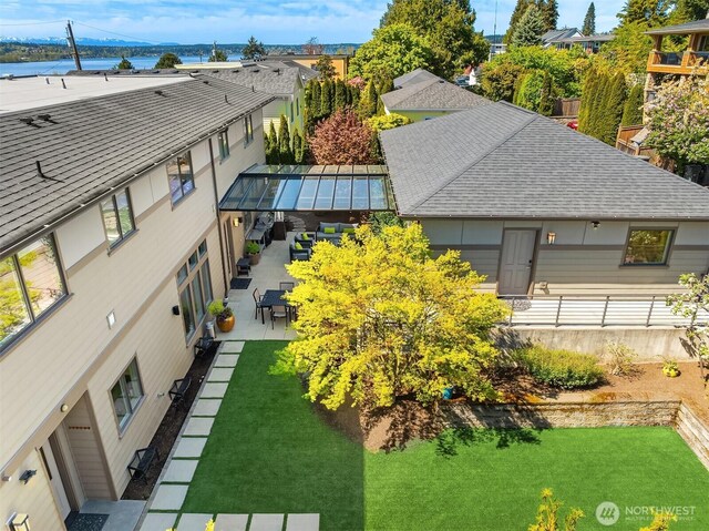 212 5th Ave W, Kirkland, WA 98033 - view of subject property with a large body of water and a notable bridge
