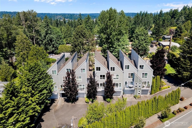 6816 NE 153rd Pl Unit D, Kenmore, WA 98028 - view from above of property featuring a forest