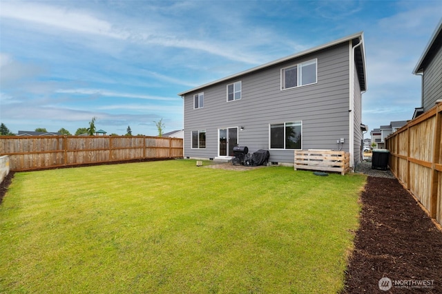 15177 Prescott Loop SE, Yelm, WA 98597 - rear view of property with a fenced backyard