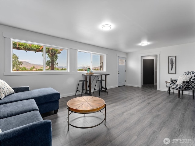 2540 N Astor Ave, East Wenatchee, WA 98801 - living room with wood finished floors and baseboards