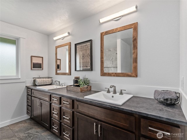 2540 N Astor Ave, East Wenatchee, WA 98801 - full bath featuring double vanity and baseboards