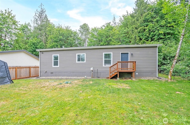 170 E Soundview Dr E, Shelton, WA 98584 - rear view of property featuring crawl space