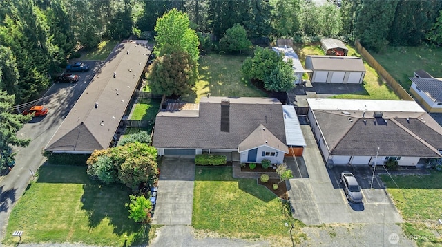 1003 9th St NW, Puyallup, WA 98371 - aerial view of property and surrounding area