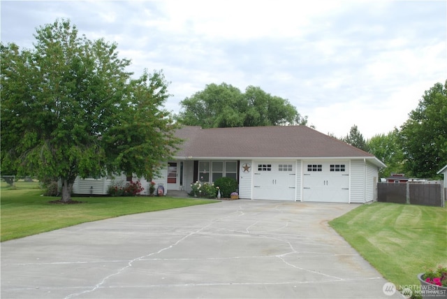 3081 Wild Goose Rd NE, Moses Lake, WA 98837 - single story home with concrete driveway and a garage
