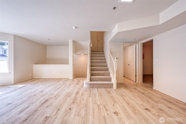 16219 Northup Way Unit C-202, Bellevue, WA 98008 - stairs with wood finished floors