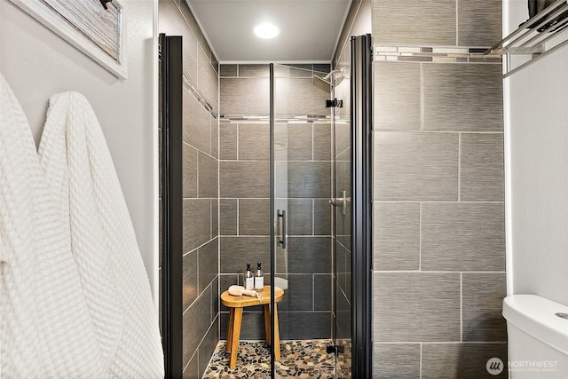 2422 179th Ave E, Lake Tapps, WA 98391 - bathroom with toilet and a stall shower