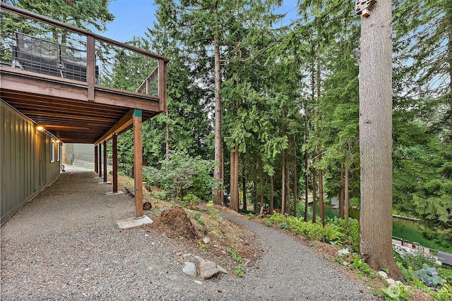 2422 179th Ave E, Lake Tapps, WA 98391 - view of yard with a wooden deck