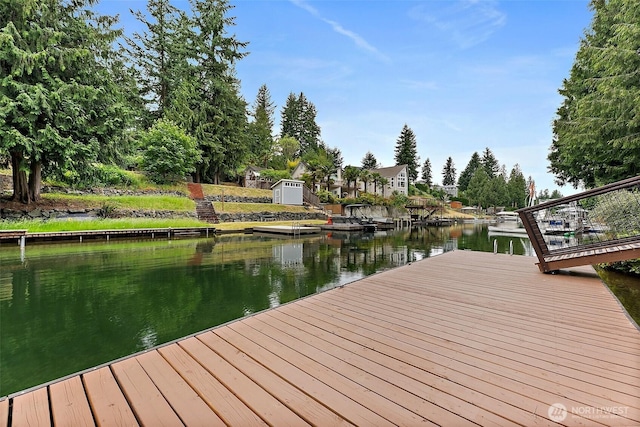2422 179th Ave E, Lake Tapps, WA 98391 - dock featuring a water view