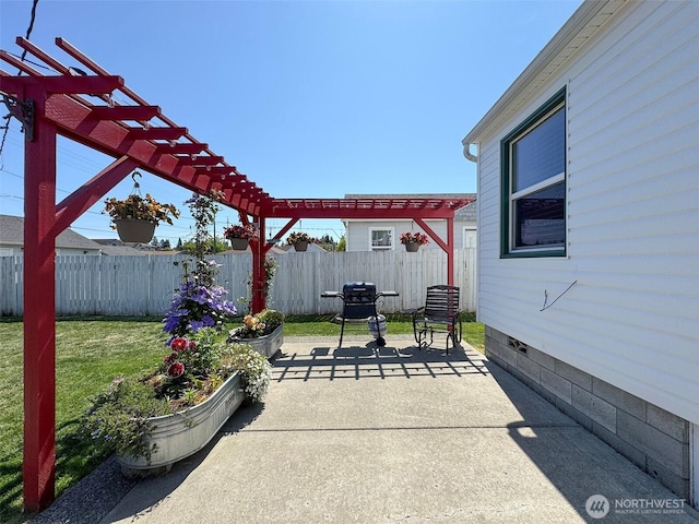 1011 E 5th St, Port Angeles, WA 98362 - view of patio / terrace featuring a pergola