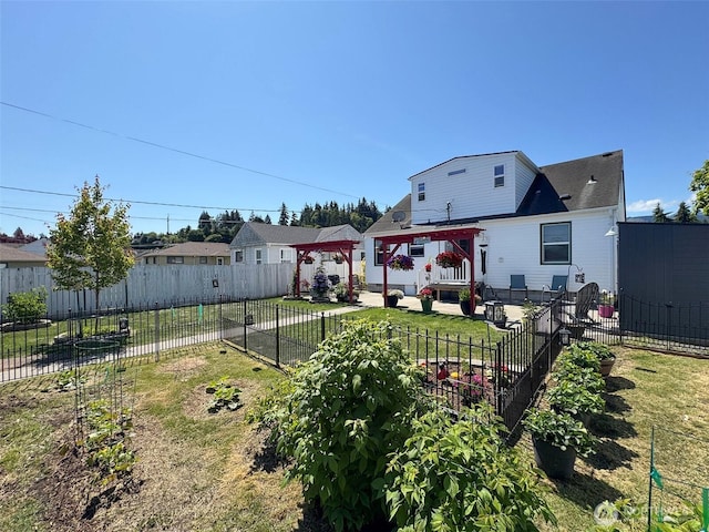 1011 E 5th St, Port Angeles, WA 98362 - back of property featuring a gazebo