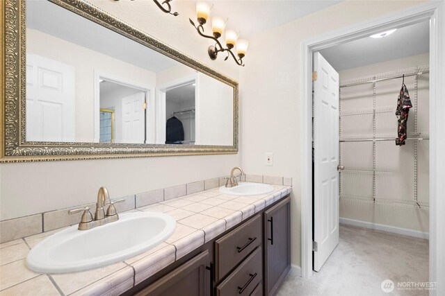 5610 S 296th Ct, Auburn, WA 98001 - full bath featuring double vanity and a walk in closet