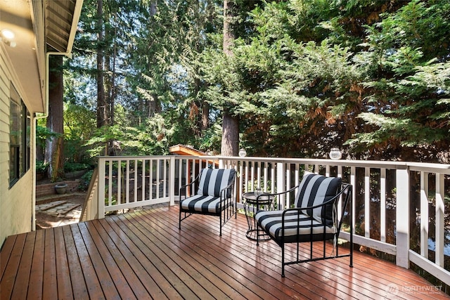 5610 S 296th Ct, Auburn, WA 98001 - view of wooden deck