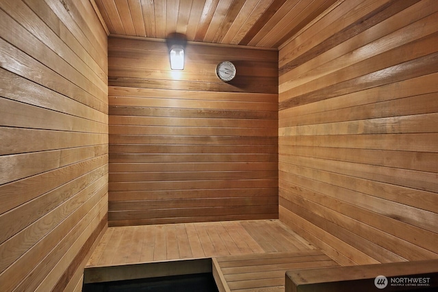 808 Woodsong Ln, Langley, WA 98260 - sauna / steam room with wooden walls and wooden ceiling