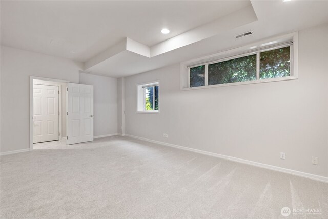 327 2nd Ave S, Kirkland, WA 98033 - carpeted spare room with baseboards and recessed lighting