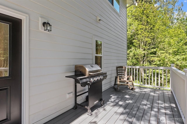 18207 Majestic Ridge Ln, Mount Vernon, WA 98274 - wooden terrace with a grill