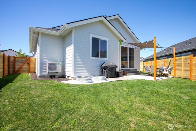 2183 Lagerwey Cir, Lynden, WA 98264 - rear view of property with entry steps, a patio, and a fenced backyard