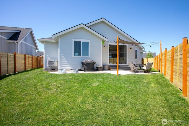 2183 Lagerwey Cir, Lynden, WA 98264 - rear view of house with a fenced backyard and a patio area