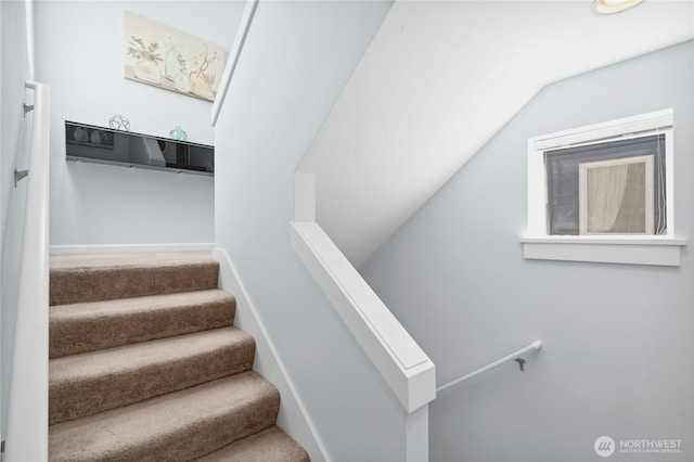 1506 12th Ave S Unit B, Seattle, WA 98144 - stairs with vaulted ceiling