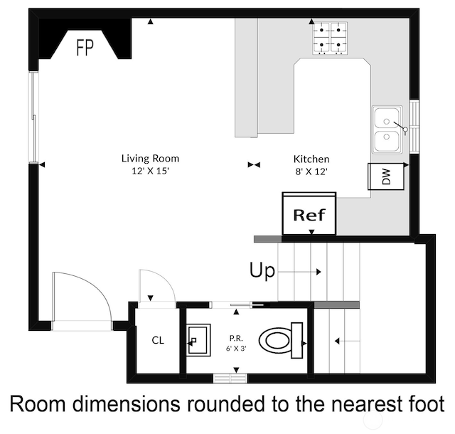1506 12th Ave S Unit B, Seattle, WA 98144 - view of room layout